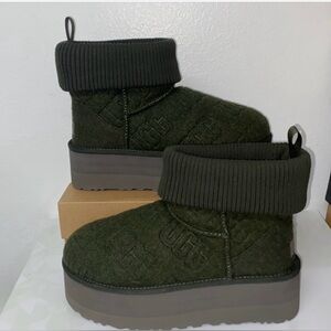 UGG CLASSIC MINI PLATFORM FELTED